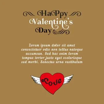 Love in heart Stock Illustration