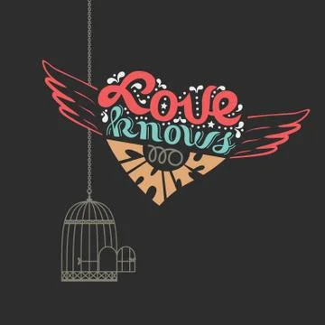 Love in heart Stock Illustration