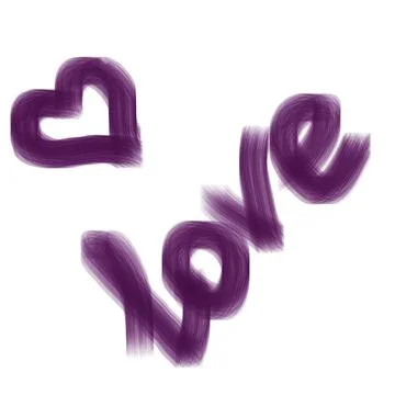 Love heart Illustrazione stock