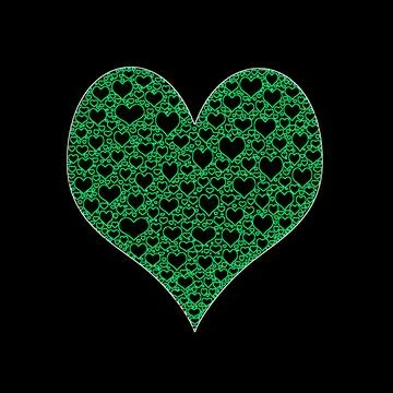 Love heart Stock Illustration