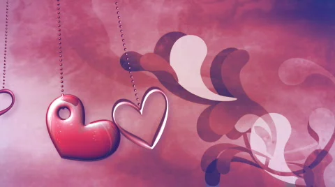Love heart lockets Stock-Footage 309246