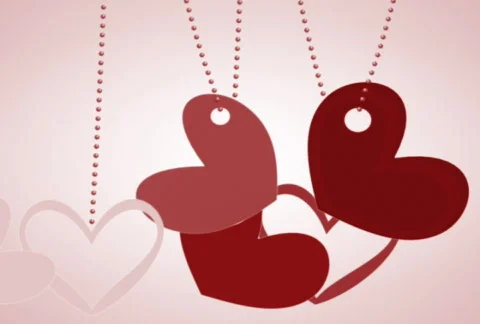 Love heart lockets Stock-Footage 309252