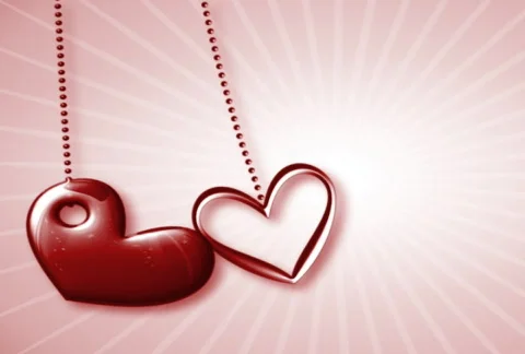 Love heart lockets Video stock 309253