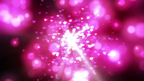 Love heart particle loop animation background Stock Footage 149923627