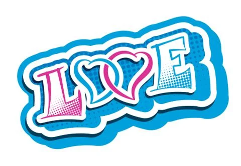 Love heart romantic vector Stock Illustration