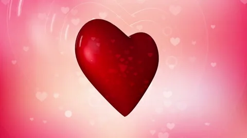 Love Heart Rotation Stock-Footage 59744332