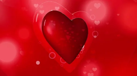 Love Heart Rotation Stockbeeldmateriaal 59744352
