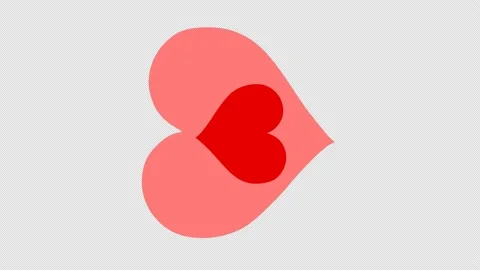 Love Heart Shape Animation 3 Stock Footage 232124259