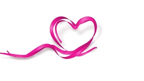 Love Heart shape ribbon Vidéo 84935363