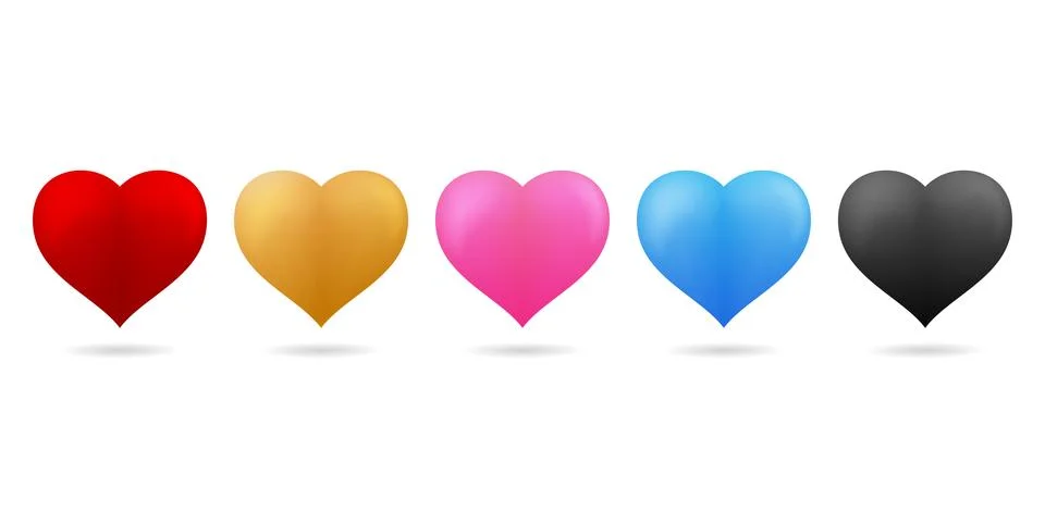 Love Hearth Shape Element Stock Illustration