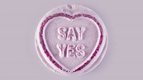 Love hearts candy sweets 4k Видео 40653031