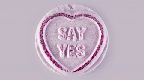 Love hearts candy sweets Stock Footage 37301882