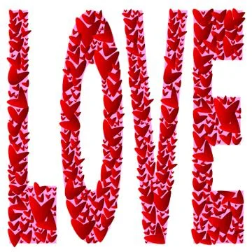 Love hearts Stock Illustration