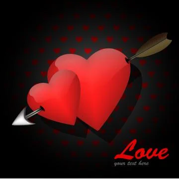 Love hearts Stock Illustration