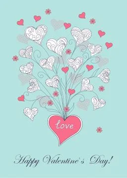 Love hearts Stock Illustration