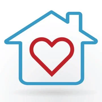 Love at home Stock Illustration