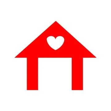 Love house 스톡 일러스트