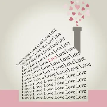 Love house2 Stock Photos