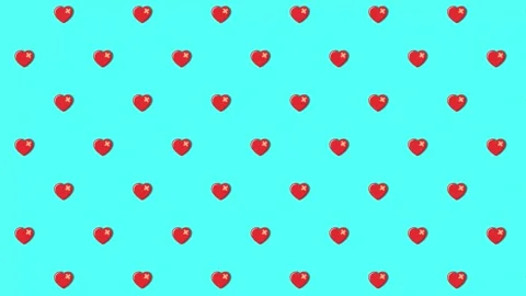 Love hurt background pattern animated background cartoon love hurt pattern .. Stock Footage 290765227