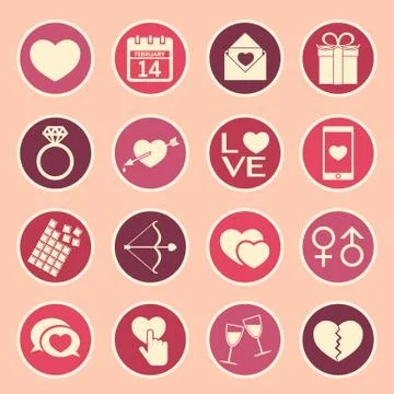 Love icon Stock Illustration