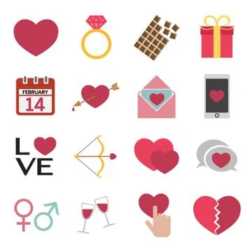 Love icon Stock Illustration