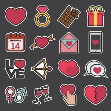 Love icon Stock Illustration