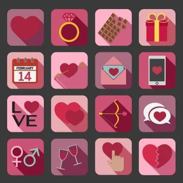 Love icon Stock Illustration
