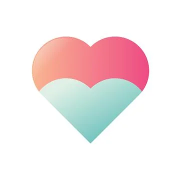 Love icon Illustrazione stock
