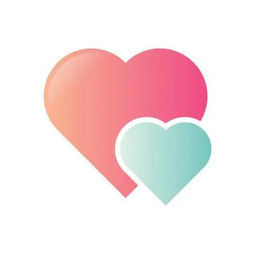 Love icon Illustrazione stock