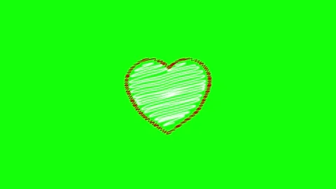 Love icon logo pencil scribble animate love icon scribble love green screen.. 스톡 동영상 328202501