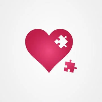 Love icon logo vector design Illustrazione stock