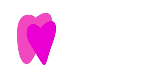 Love icon loop animation isolated on white background for valentine event Stock Footage 327461133