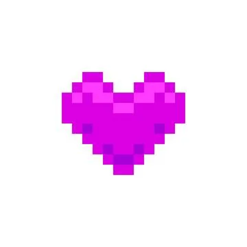 Love Icon Pixel Stock Illustration