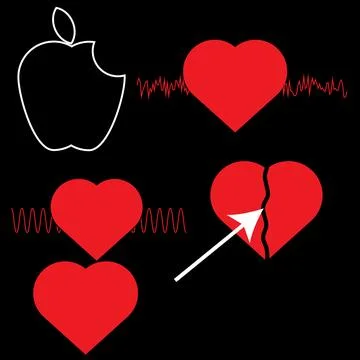 Love icon sheet vector illustration Stock Illustration