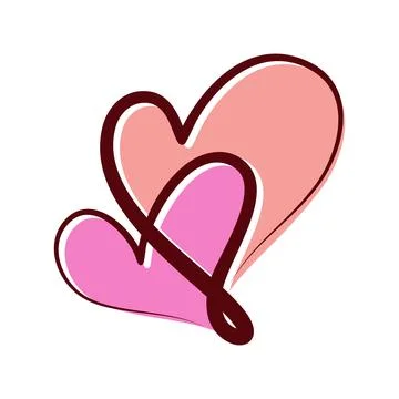 Love icon vector isolated on white background Stock Illustration