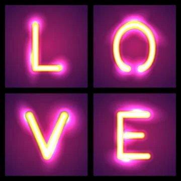Love illumination Stock Illustration