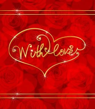 With love Stock Illustration