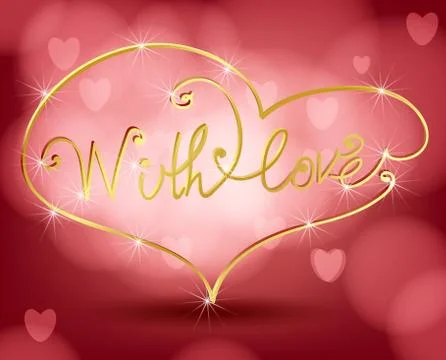 With love Stock Illustration