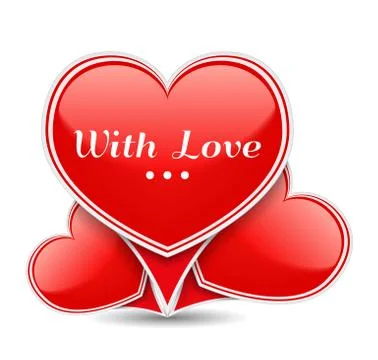 With Love Stock Illustration