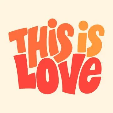 This is love Stock Illustration