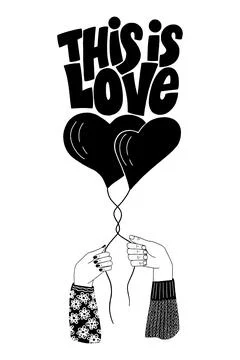 This is love Stock Illustration