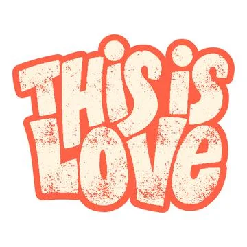 This is love Illustrazione stock