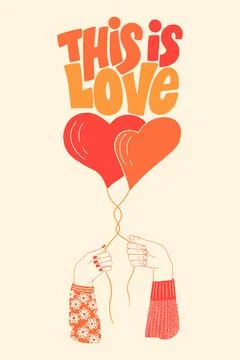 This is love Stock Illustration