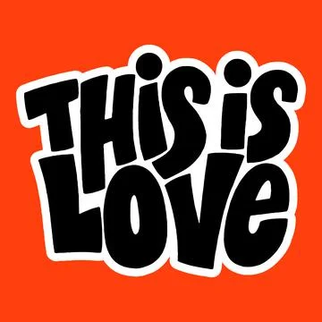 This is love Illustrazione stock