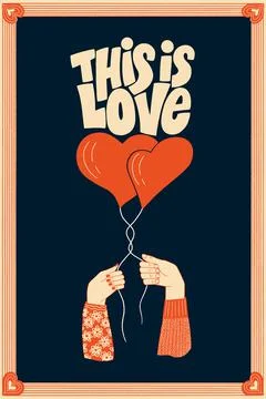 This is love Stock Illustration