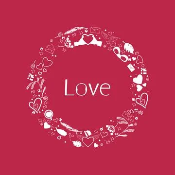 Love. Illustrazione stock