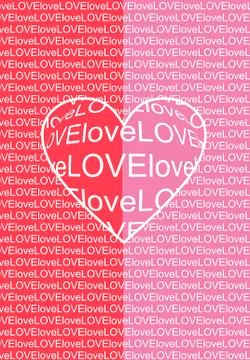 Love, illustration, concept Stock Illustration