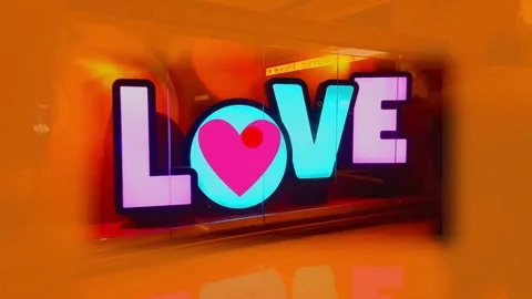 Love illustration Stock Footage 71158750