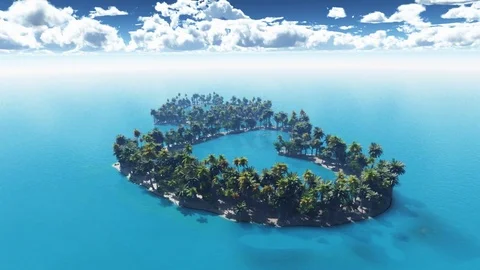 Love island 库存影片 84084534