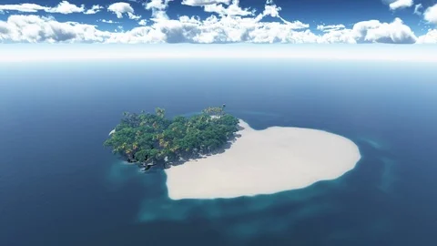 Love island Stockbeeldmateriaal 84084556